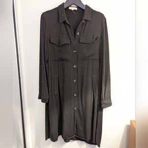 FORE  M button up trench coat